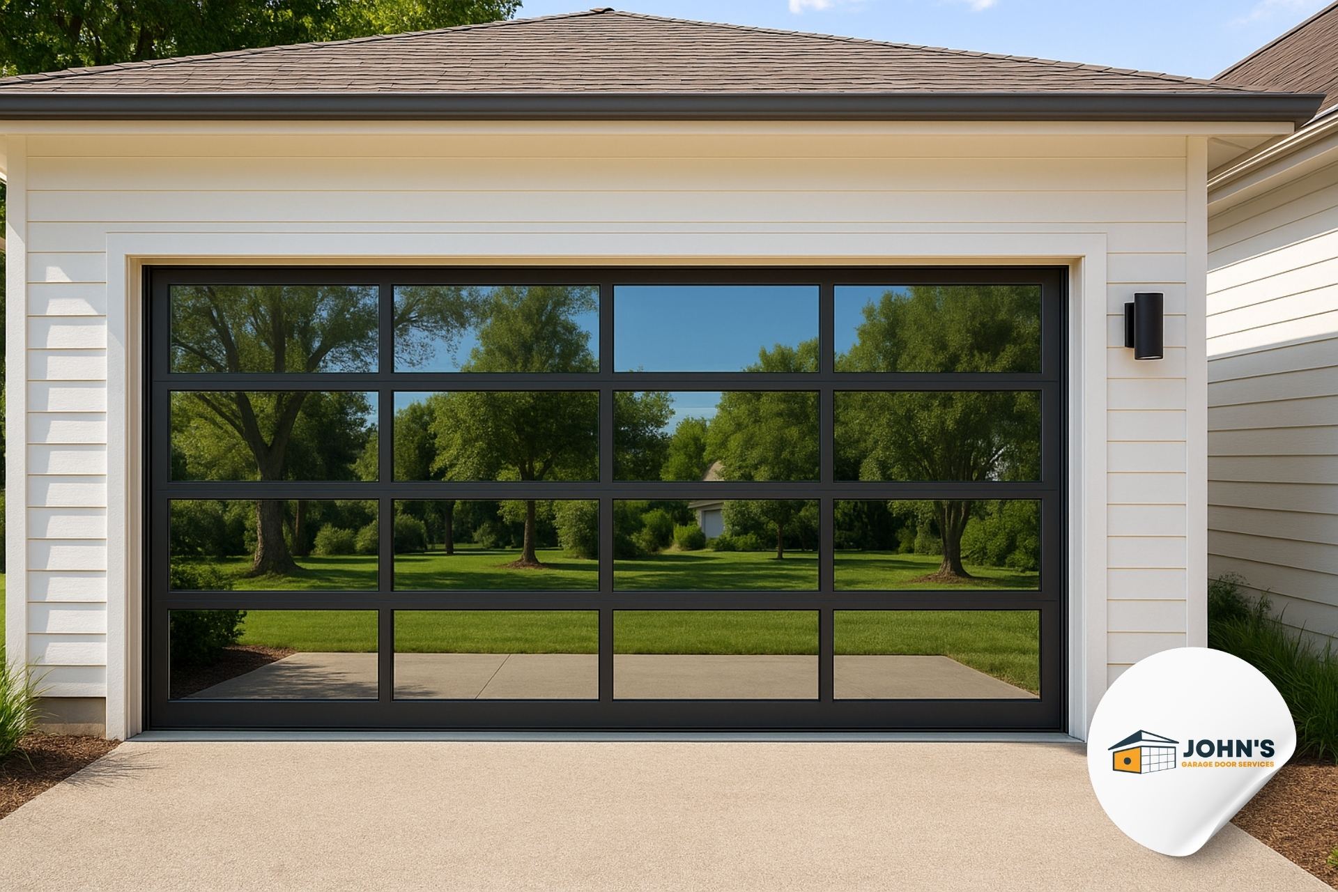 Enhance Your Home’s Style and Light with Glass Garage Doors