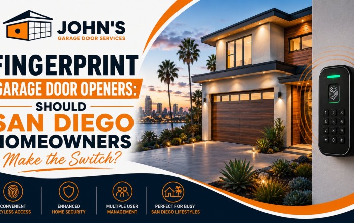 Fingerprint Garage Door Openers Should San Diego Homeowners Make the Switch