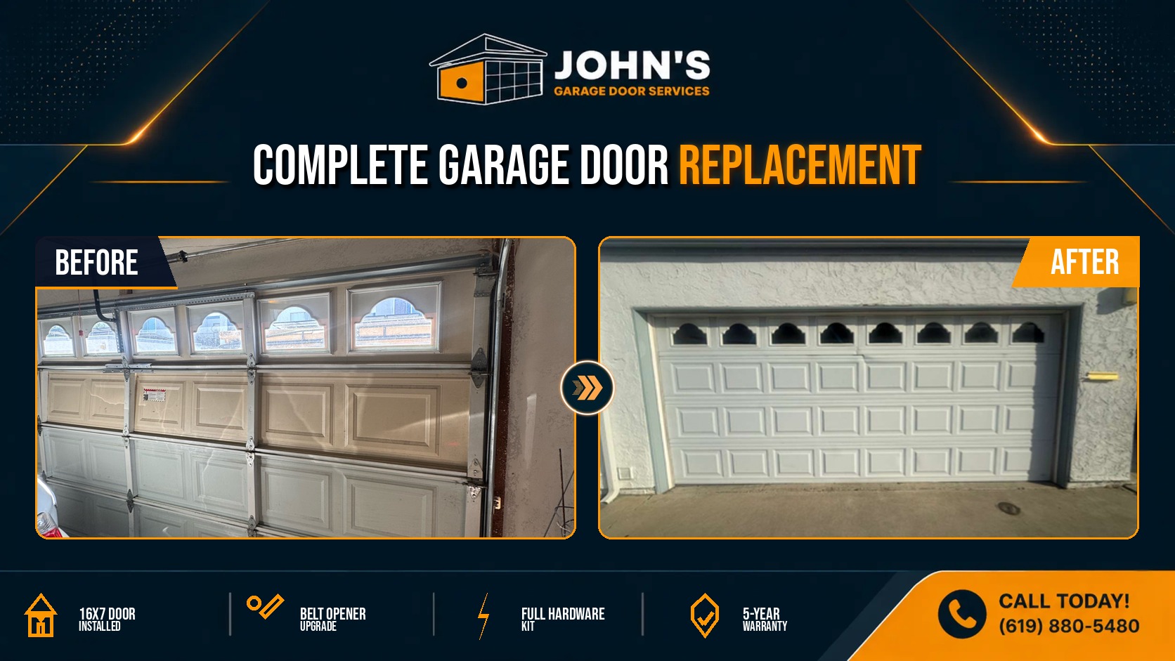 Garage Door Repair in Chula Vista, California