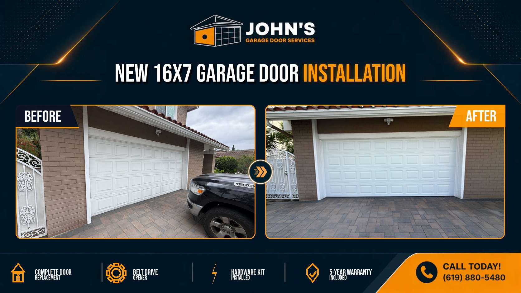 Garage Door Repair / Installation in Mission Viejo, California