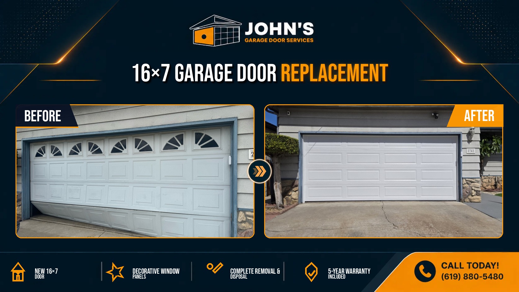 Garage Door Repair in Lemon Grove, California
