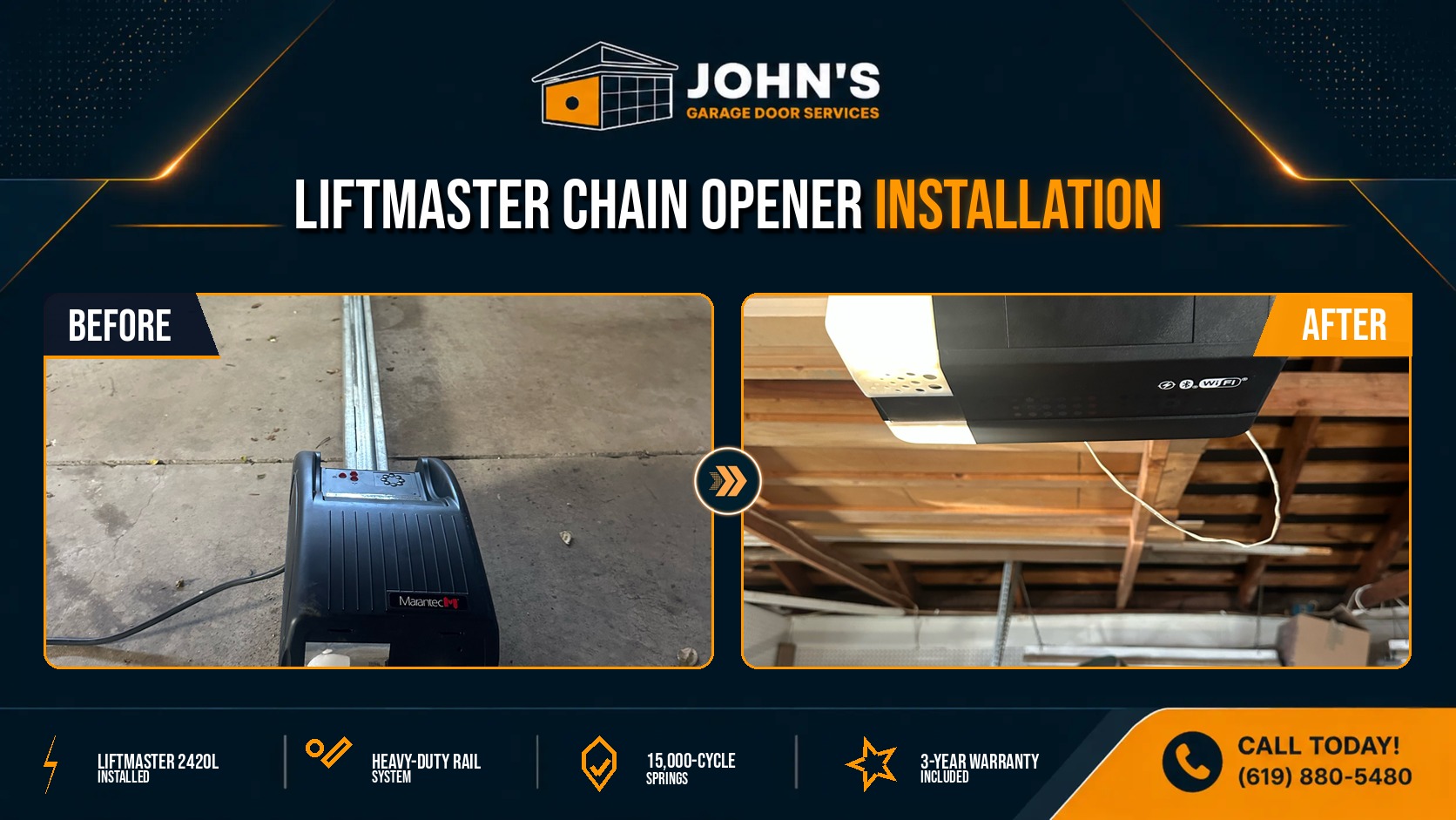 Garage Door Repair in Tustin, California