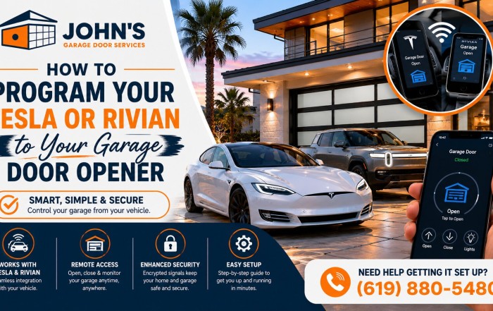 How to Program Your Tesla or Rivian to Your Garage Door Opener