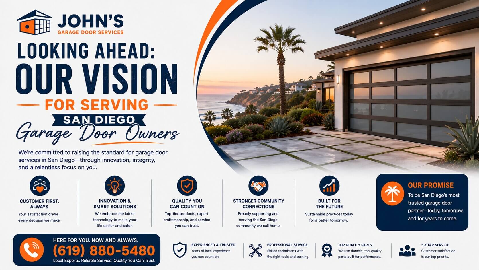 Looking Ahead Our Vision for Serving San Diego Garage Door Owners