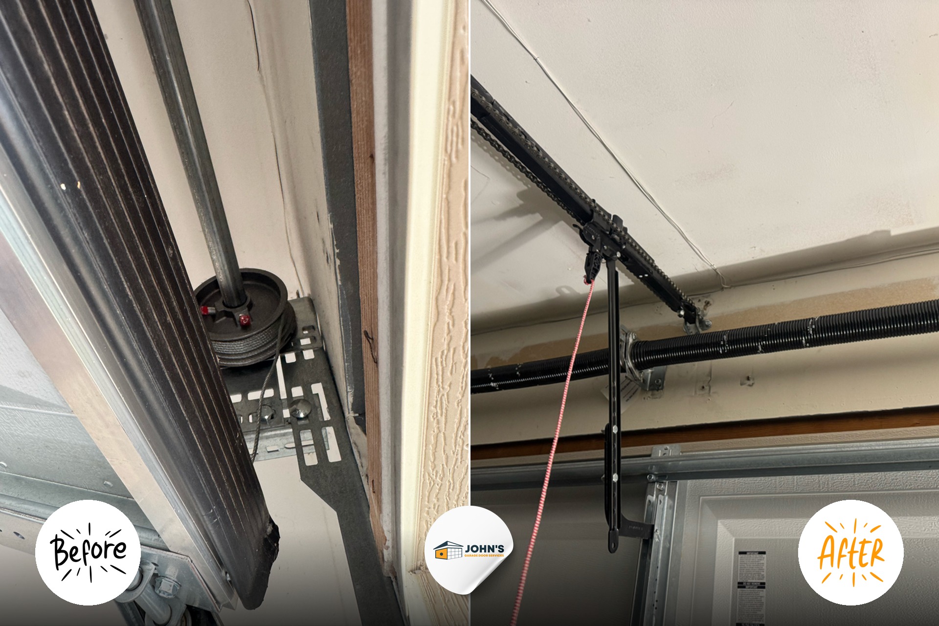 Garage Door Spring Repair In Escondido, California 92025
