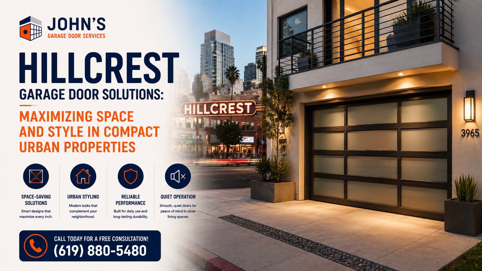 Hillcrest Garage Door Solutions Maximizing Space and Style in Compact Urban Properties