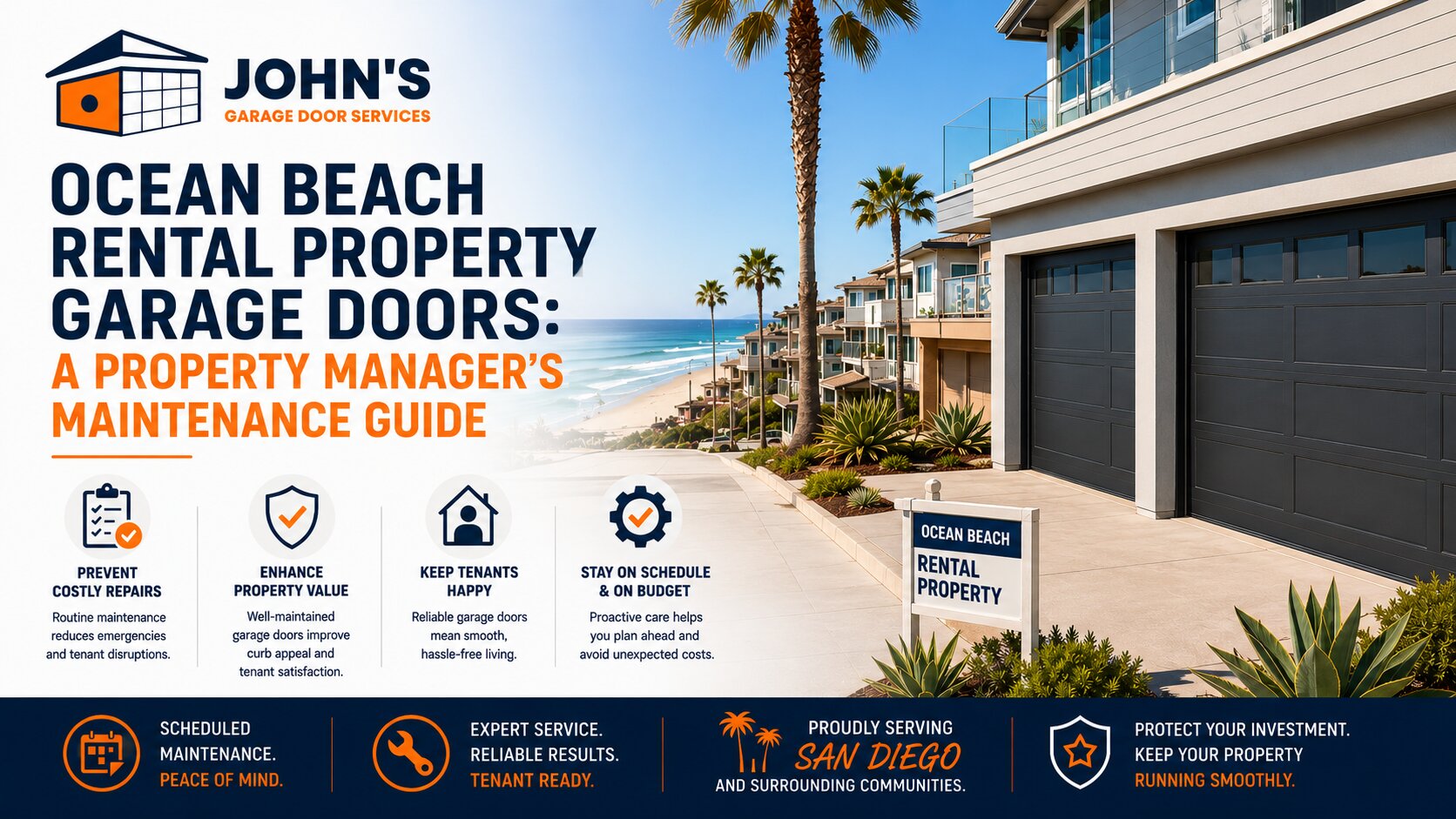 Ocean Beach Rental Property Garage Doors A Property Manager’s Maintenance Guide