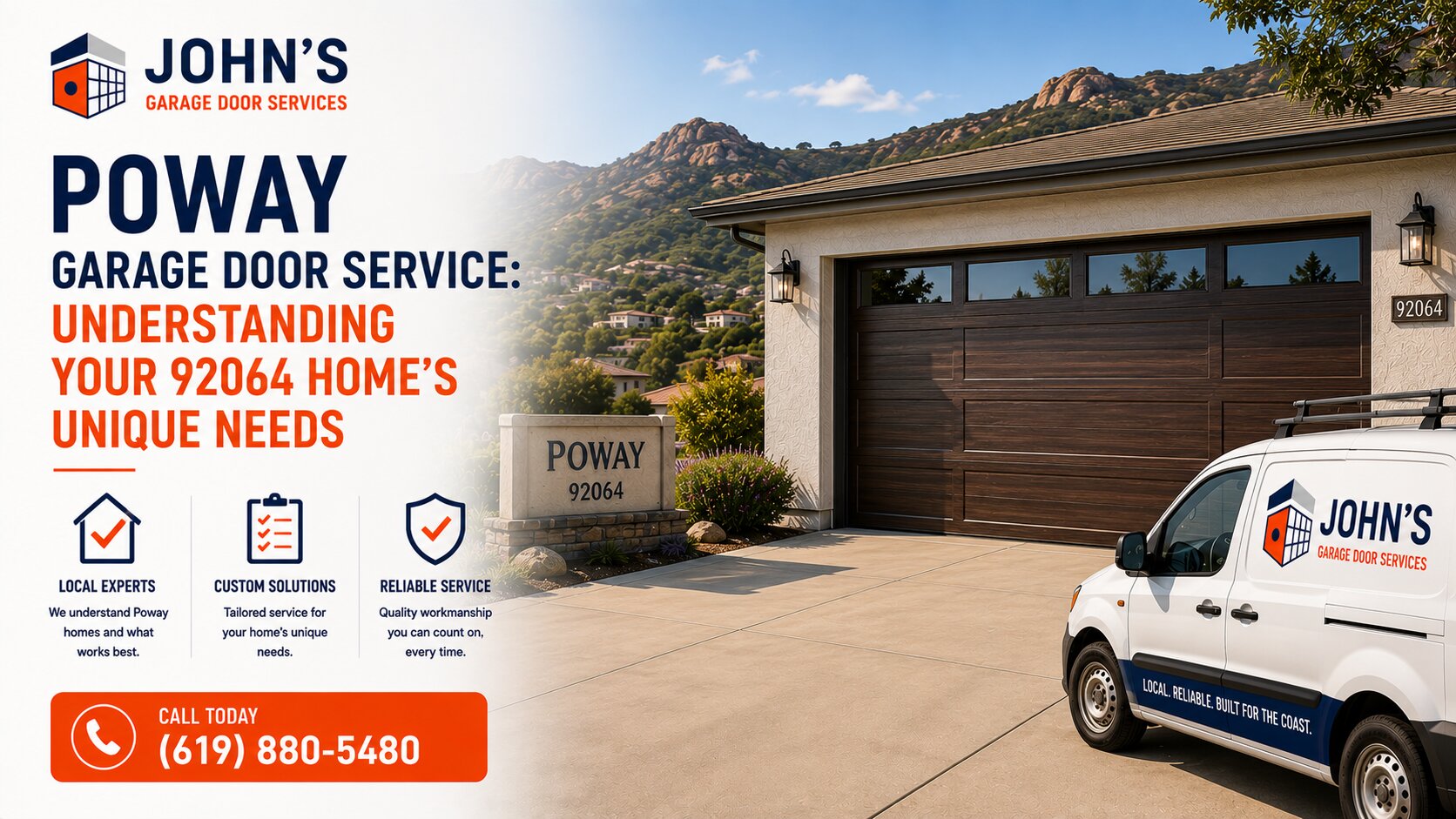 Poway Garage Door Service Understanding Your 92064 Home’s Unique Needs