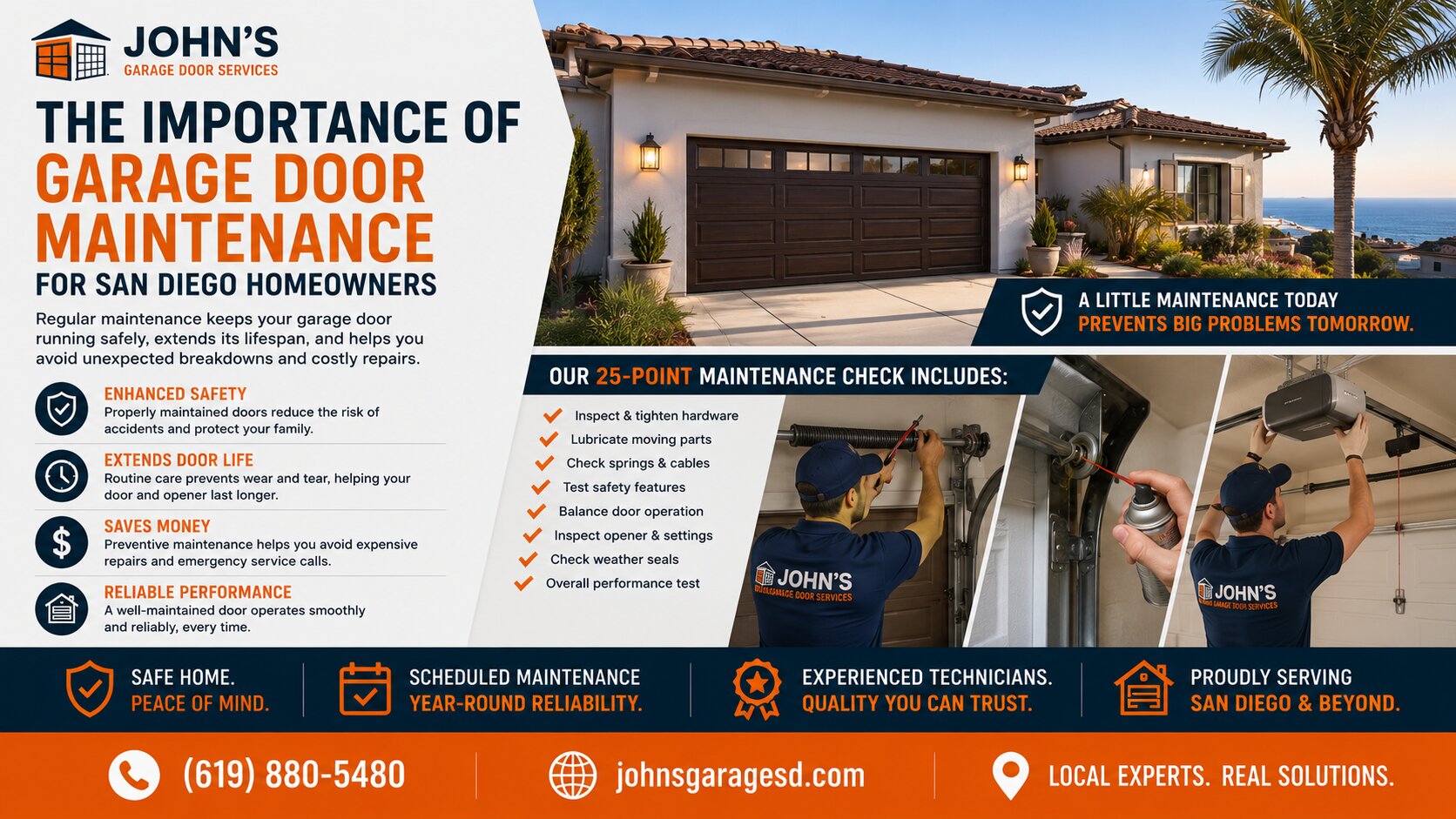 The Importance of Garage Door Maintenance for San Diego Homeowners