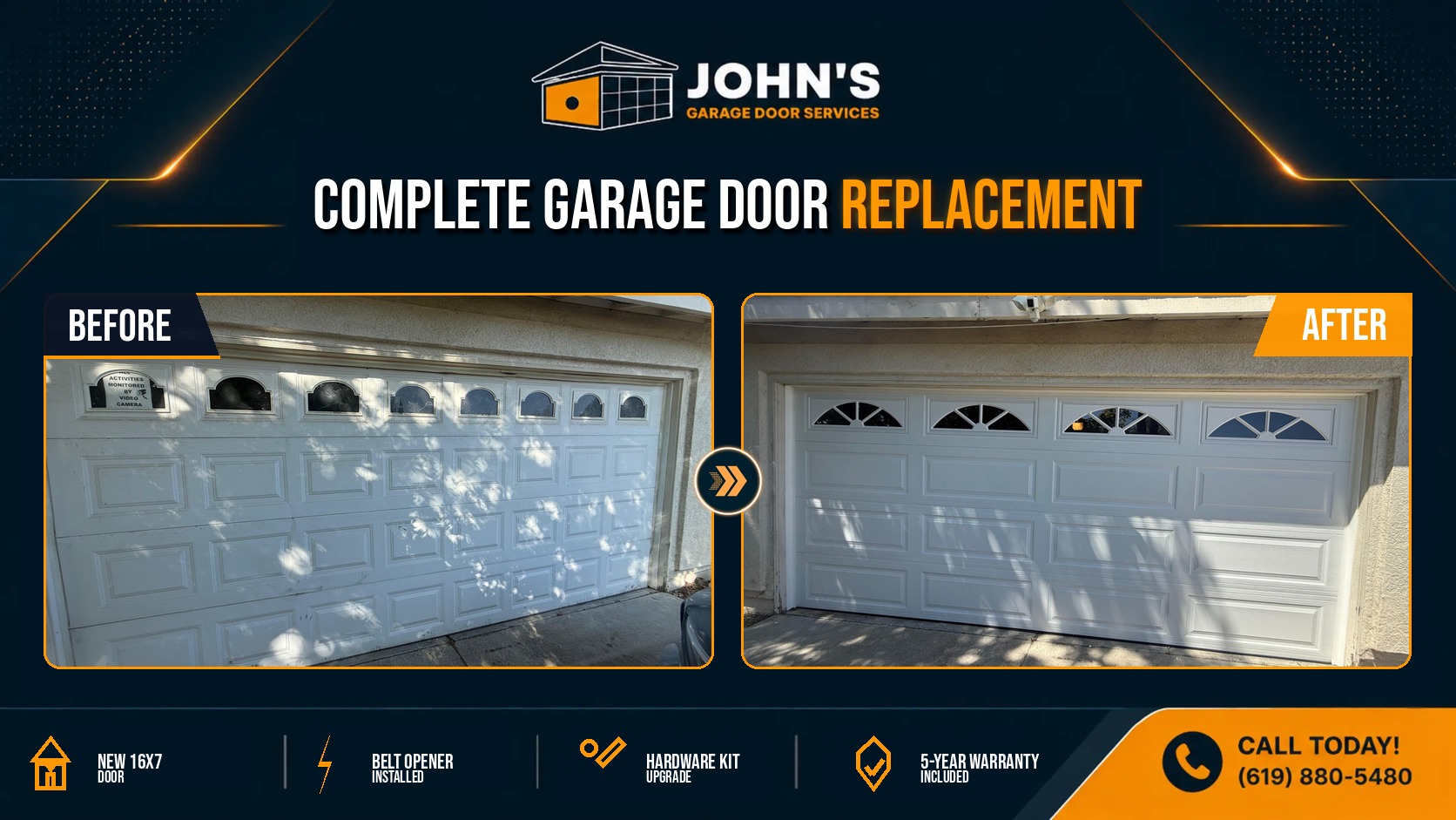 Garage Door Repair In Lake Elsinore, California 92530