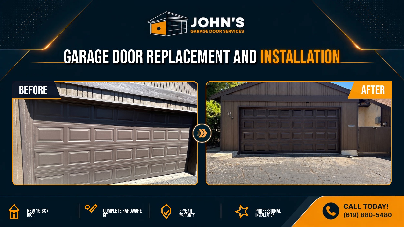 Garage Door Repair / Installation In San Dimas, California 91773