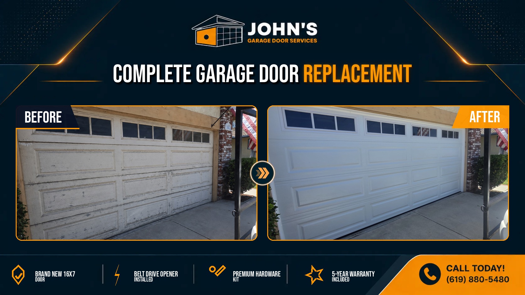 Garage Door Repair / Installation In Ventura, California 93004