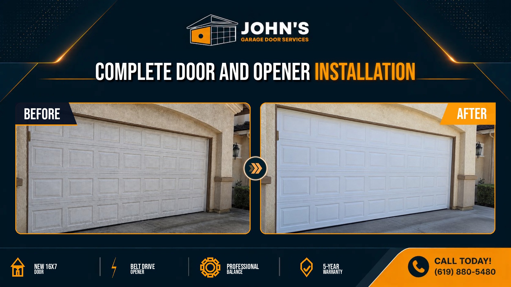 Garage Door Repair In Menifee, California 92584