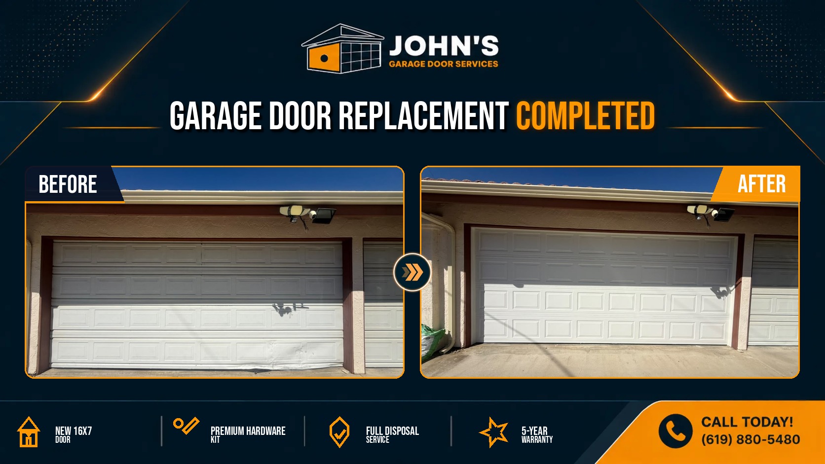 Garage Door Repair In Fallbrook, California 92028
