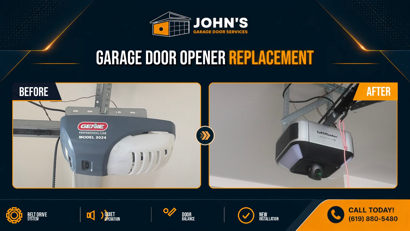 Garage Door Repair In Costa Mesa, California 92627